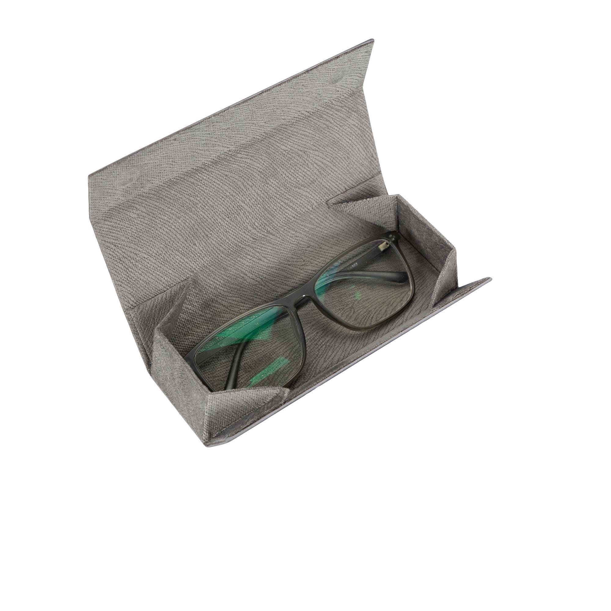 Clever Genuine Leather Glasses Case – Handmade Eyeglass & Sunglasses Cover for Men & Women