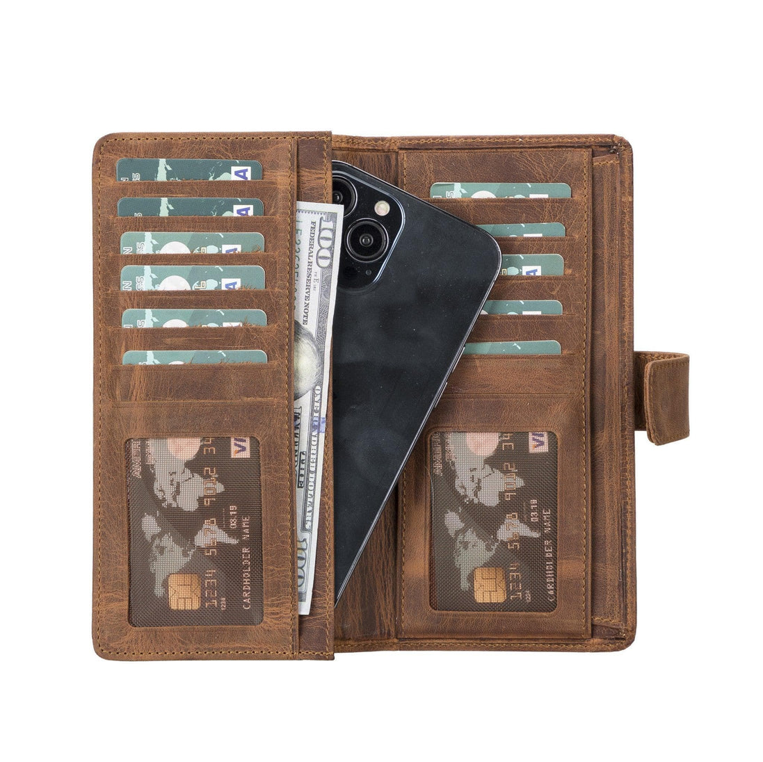 Coppet Geldbörse aus echtem Leder