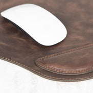 Gepolstertes Mauspad aus echtem Leder