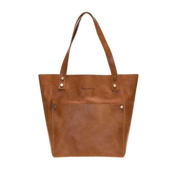 Moon Damen-Tragetasche aus echtem Leder
