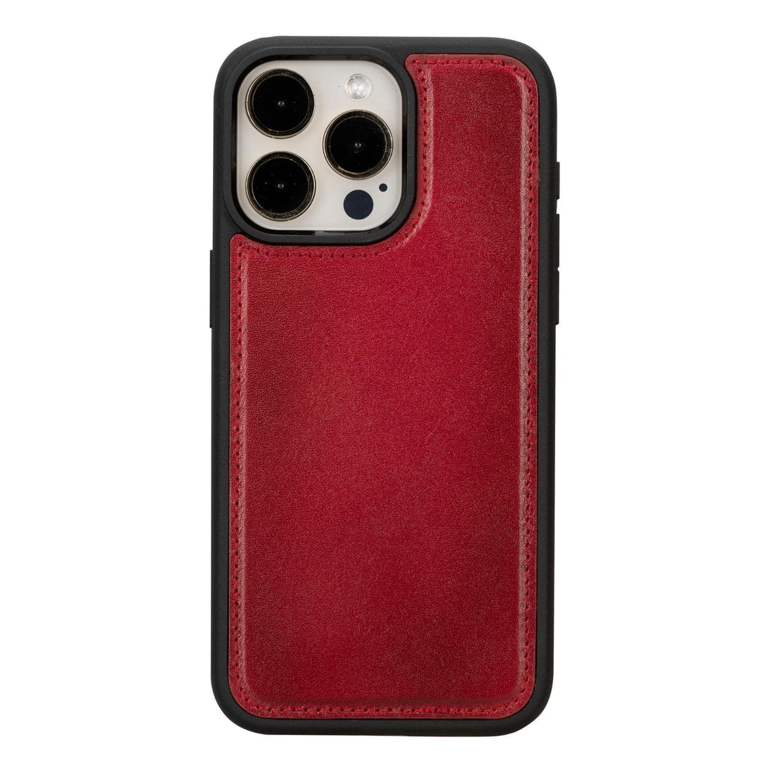 Magic iPhone 15 Serie Abnehmbare Echtlederhülle / MW