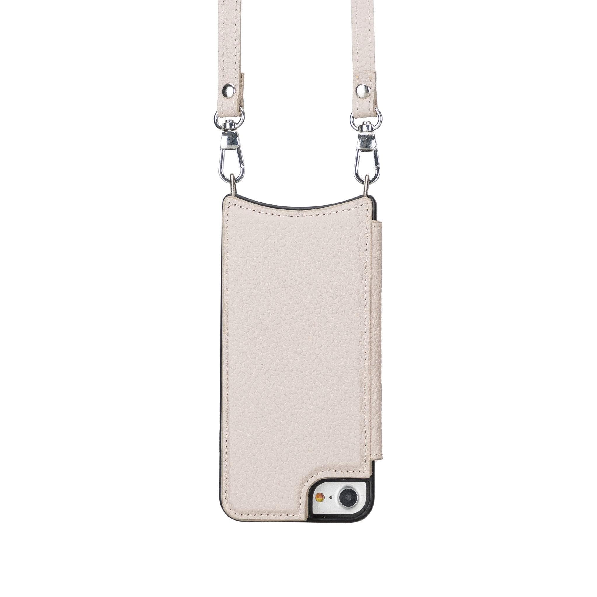 Saff iPhone SE/8/7 Serie Echtlederhülle mit Tragegurt - SAFF UFW