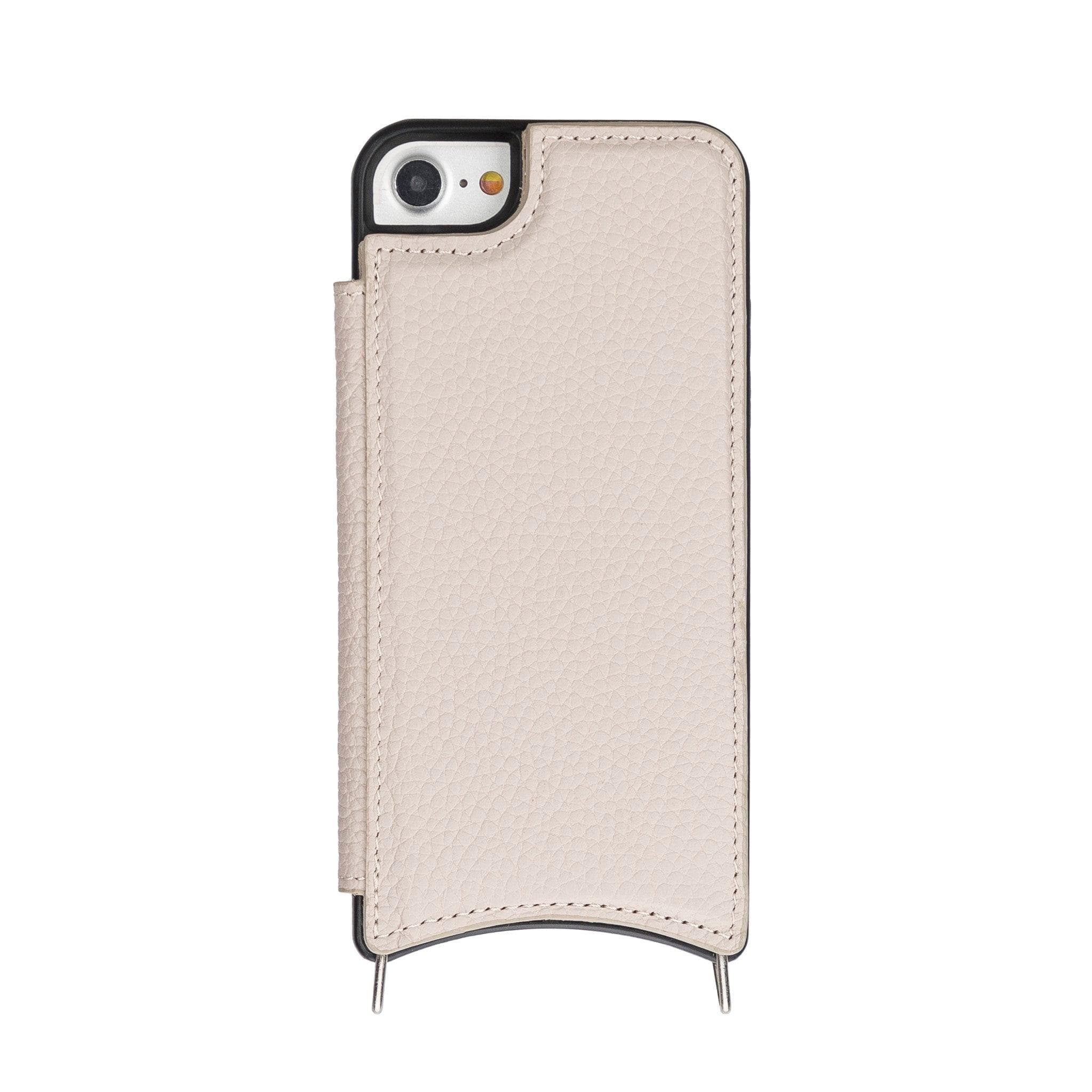 Saff iPhone SE/8/7 Serie Echtlederhülle mit Tragegurt - SAFF UFW