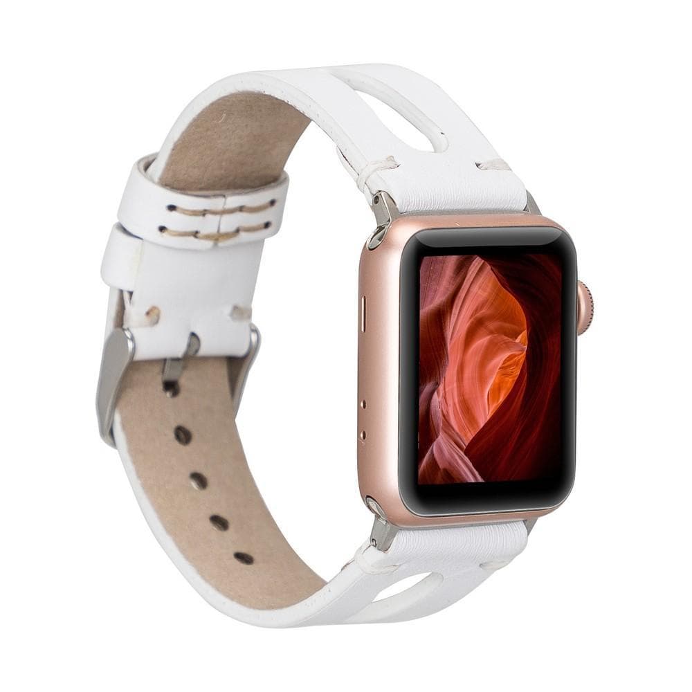 BA2 Style Drop Cut Echtleder-Apple-Watch-Armband