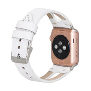 BA2 Style Drop Cut Echtleder-Apple-Watch-Armband