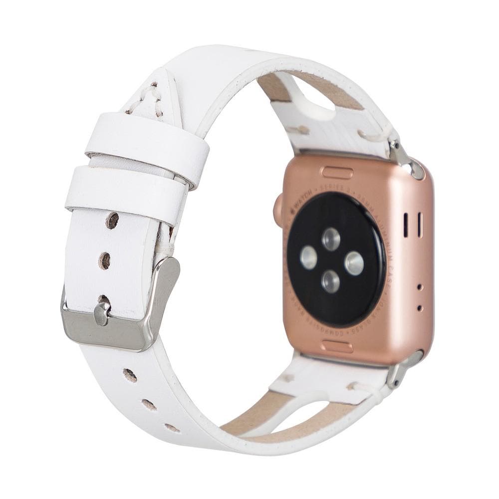 BA2 Style Drop Cut Echtleder-Apple-Watch-Armband
