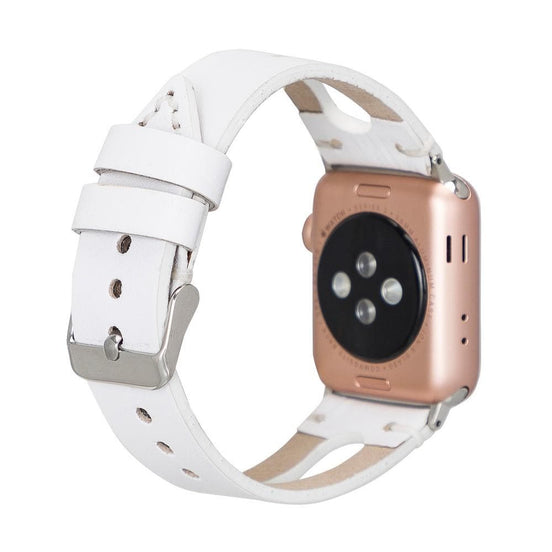 BA2 Style Drop Cut Echtleder-Apple-Watch-Armband
