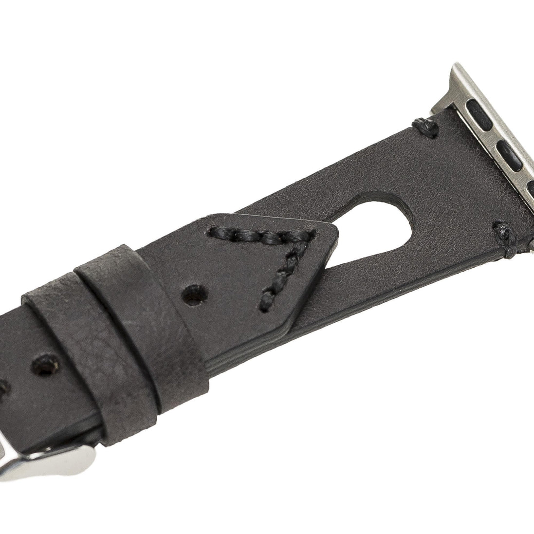 BA2 Style Drop Cut Echtleder-Apple-Watch-Armband