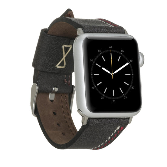 BA3-Armbänder aus echtem Leder für Apple Watch 