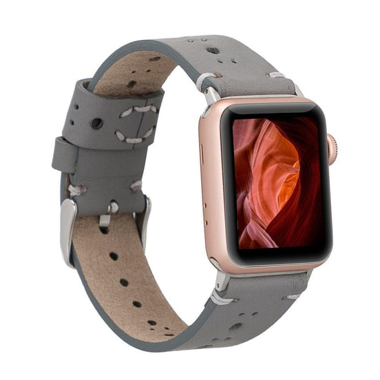 BA8 Style Echtleder-Armband für Apple Watch