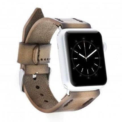 Klassisches Apple Watch-Armband aus echtem Leder 