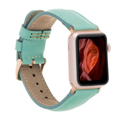 Klassisches Apple Watch-Armband aus echtem Leder 