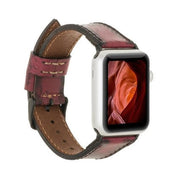 Klassisches Apple Watch-Armband aus echtem Leder 