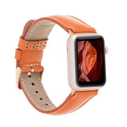 Klassisches Apple Watch-Armband aus echtem Leder 