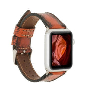 Klassisches Apple Watch-Armband aus echtem Leder 