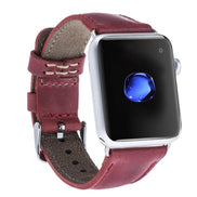 Klassisches Apple Watch-Armband aus echtem Leder 