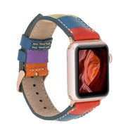 Klassisches Apple Watch-Armband aus echtem Leder 