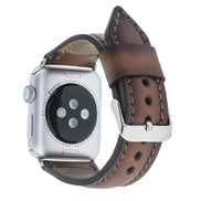 Klassisches Apple Watch-Armband aus echtem Leder 