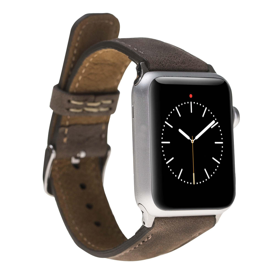 Klassisches Apple Watch-Armband aus echtem Leder 