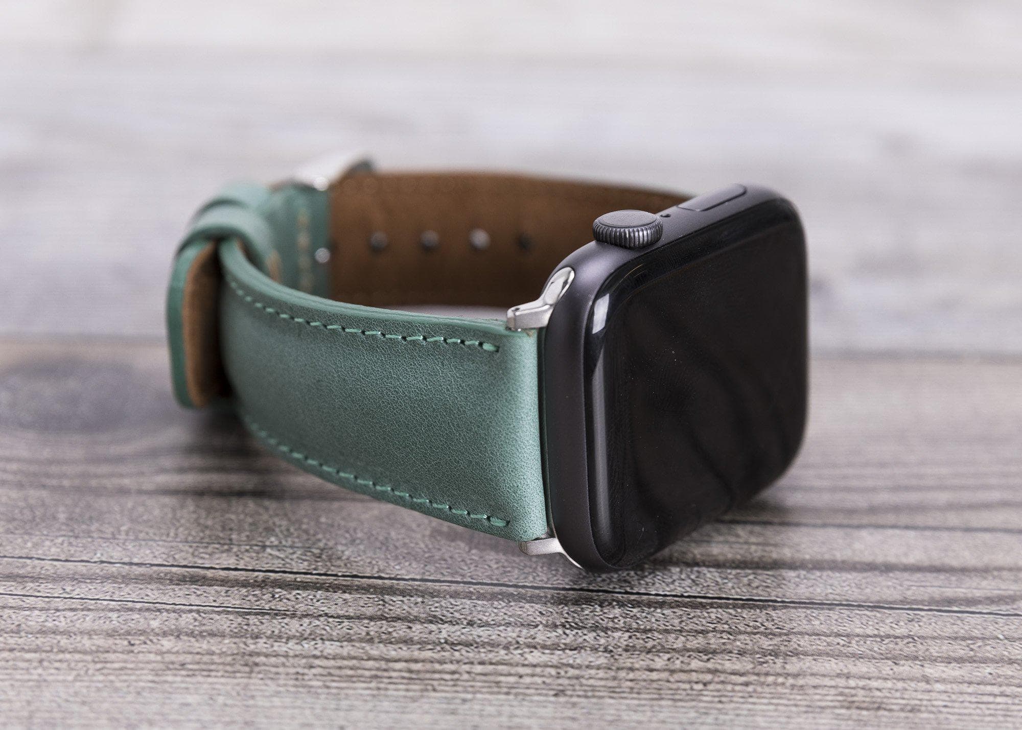 Klassisches Apple Watch-Armband aus echtem Leder 