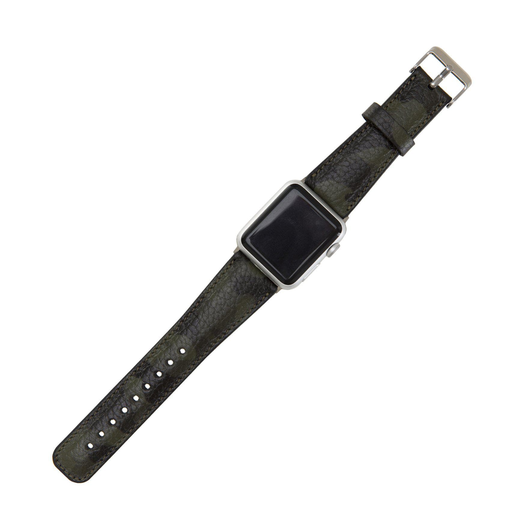 Klassisches Apple Watch-Armband aus echtem Leder 