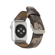 Klassisches Apple Watch-Armband aus echtem Leder 