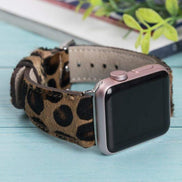 Klassisches Apple Watch-Armband aus echtem Leder 