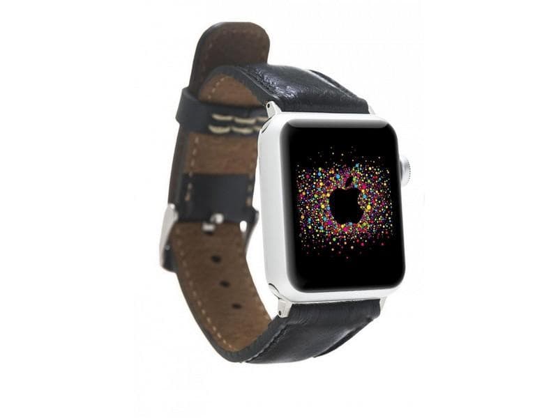 Klassisches Apple Watch-Armband aus echtem Leder 