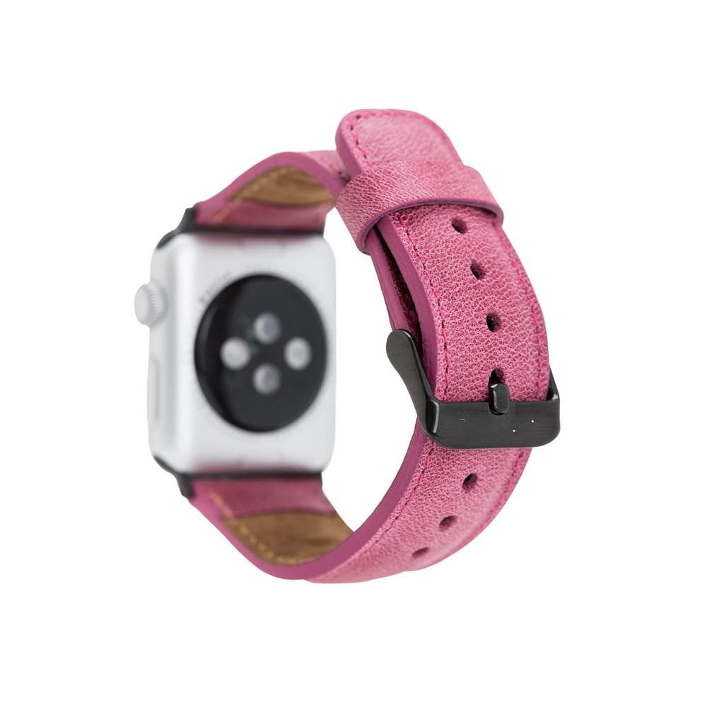 Klassisches Apple Watch-Armband aus echtem Leder 