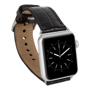 Klassisches Apple Watch-Armband aus echtem Leder 