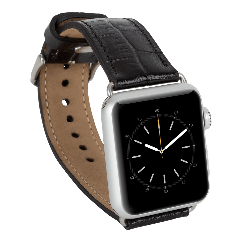 Klassisches Apple Watch-Armband aus echtem Leder 