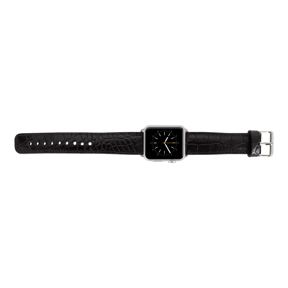 Klassisches Apple Watch-Armband aus echtem Leder 