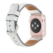 Klassisches Apple Watch-Armband aus echtem Leder 