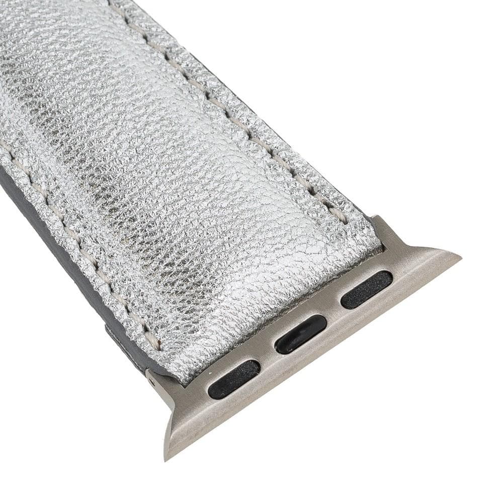 Klassisches Apple Watch-Armband aus echtem Leder 