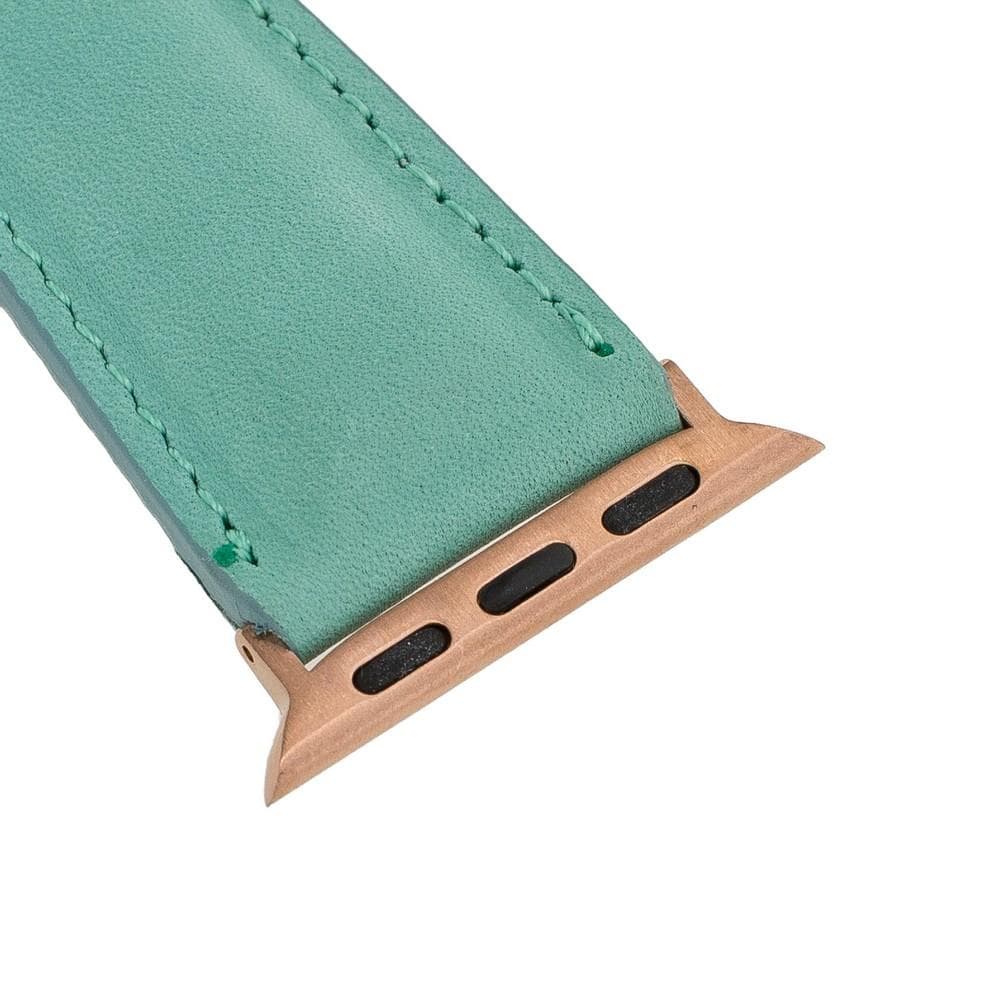 Klassisches Apple Watch-Armband aus echtem Leder 