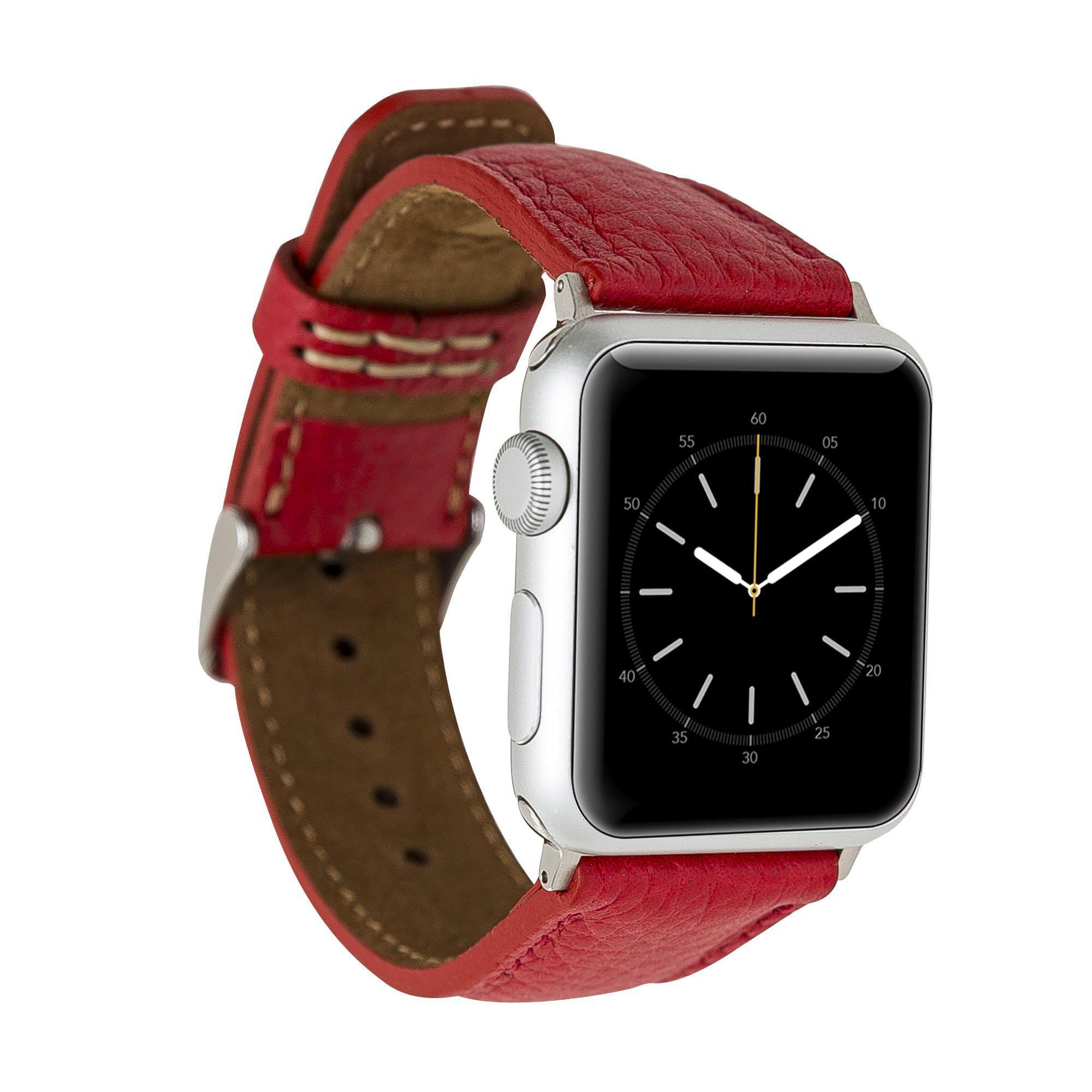 Klassisches Apple Watch-Armband aus echtem Leder 