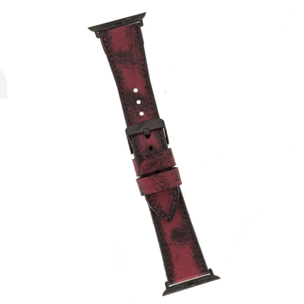 Klassisches Apple Watch-Armband aus echtem Leder 