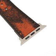 Klassisches Apple Watch-Armband aus echtem Leder 