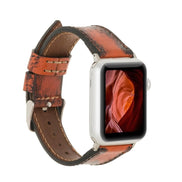 Klassisches Apple Watch-Armband aus echtem Leder 