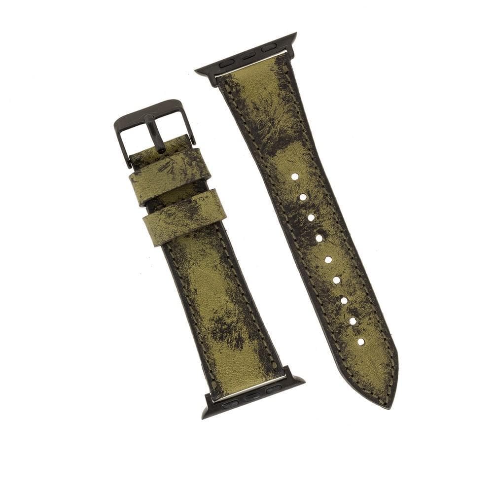 Klassisches Apple Watch-Armband aus echtem Leder 