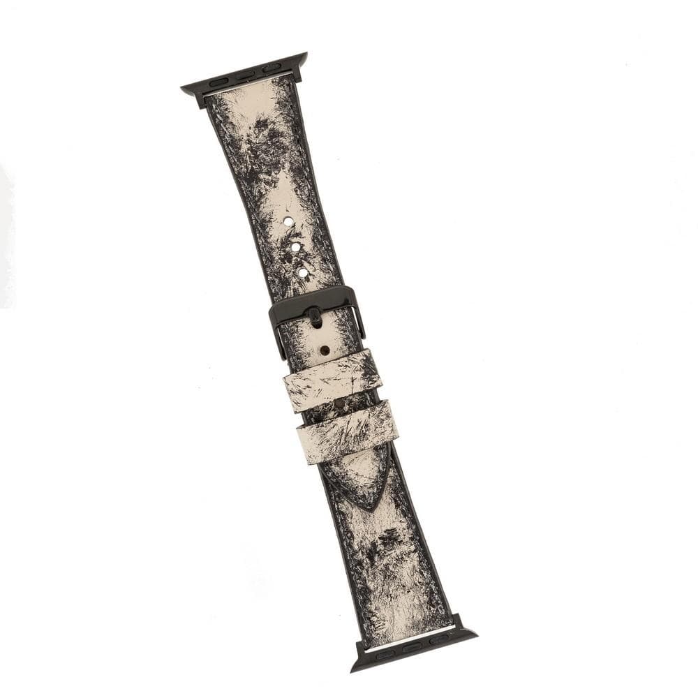 Klassisches Apple Watch-Armband aus echtem Leder 