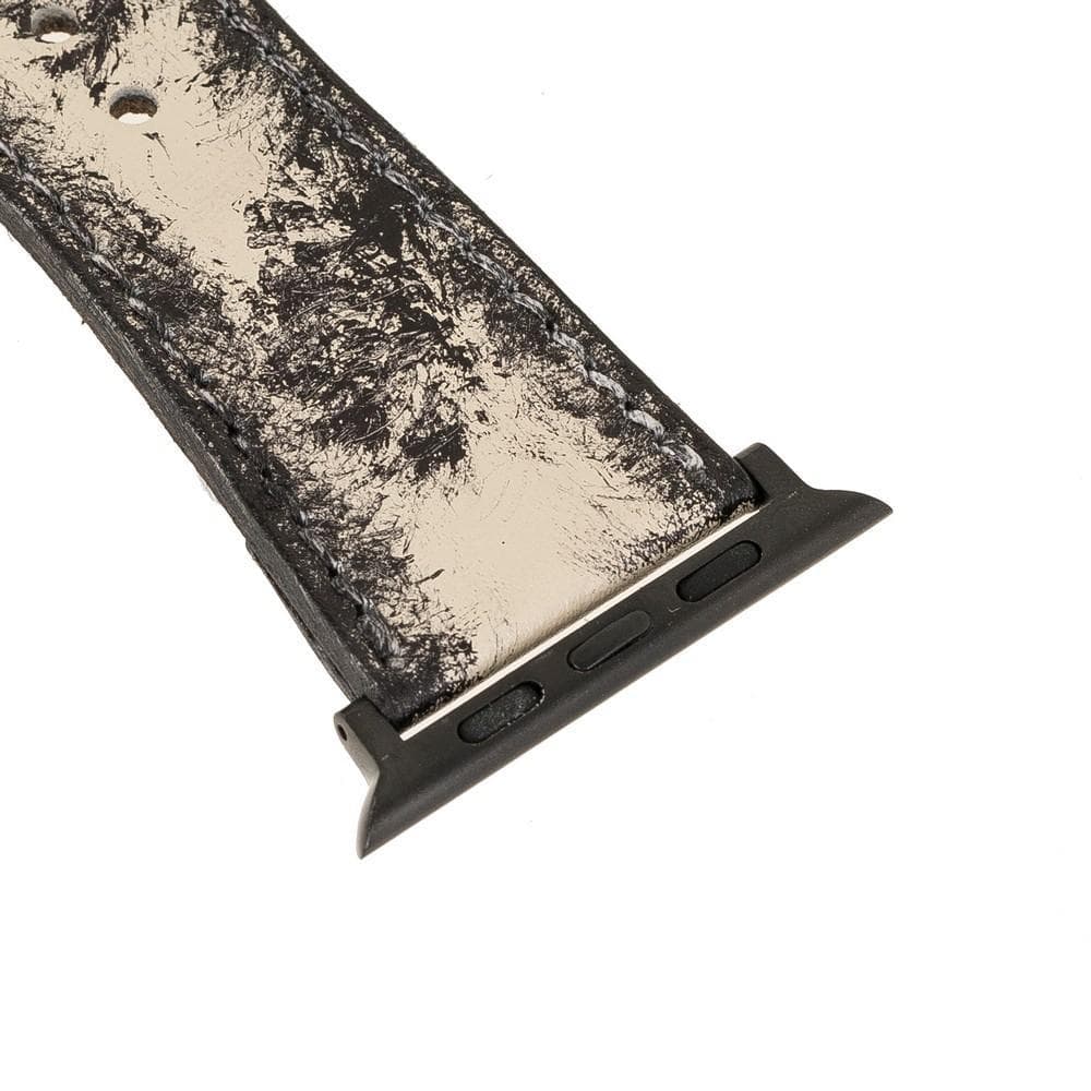 Klassisches Apple Watch-Armband aus echtem Leder 