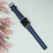 Klassisches Apple Watch-Armband aus echtem Leder 