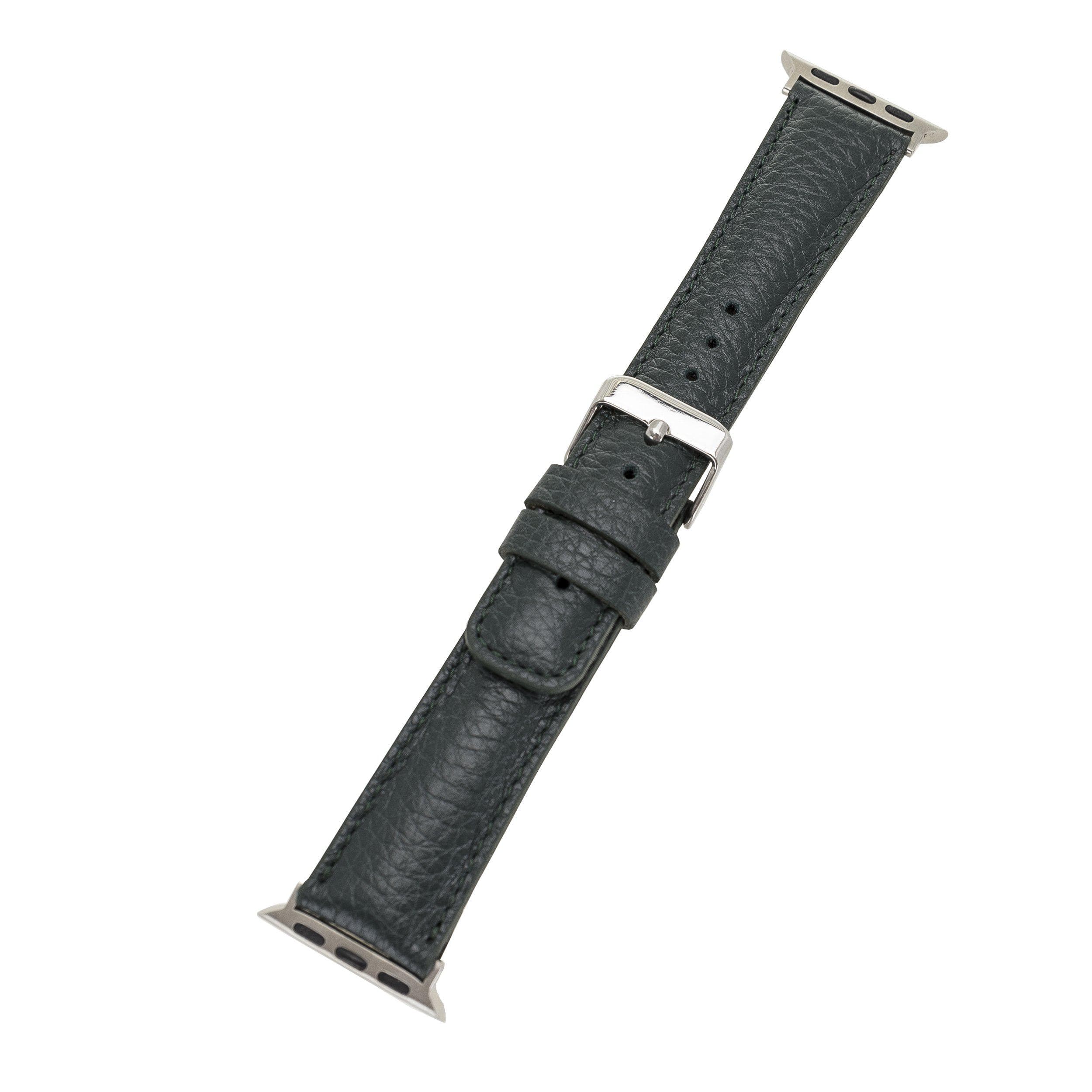 Klassisches Apple Watch-Armband aus echtem Leder 