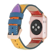 Klassisches Apple Watch-Armband aus echtem Leder 