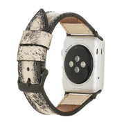 Klassisches Apple Watch-Armband aus echtem Leder 