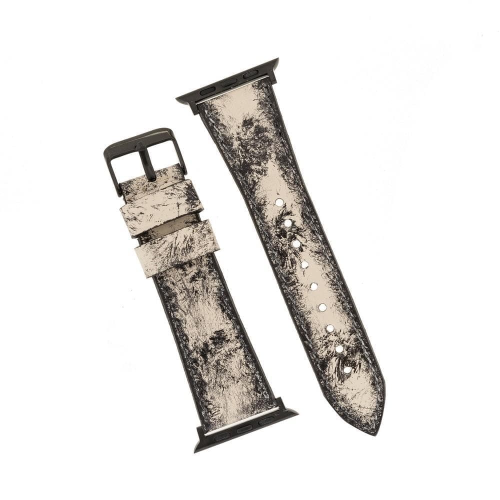 Klassisches Apple Watch-Armband aus echtem Leder 