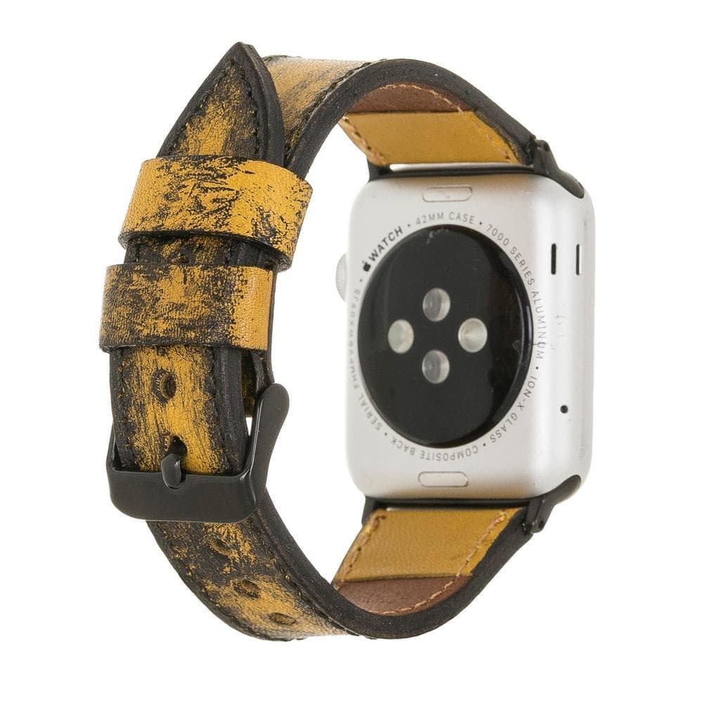 Klassisches Apple Watch-Armband aus echtem Leder 