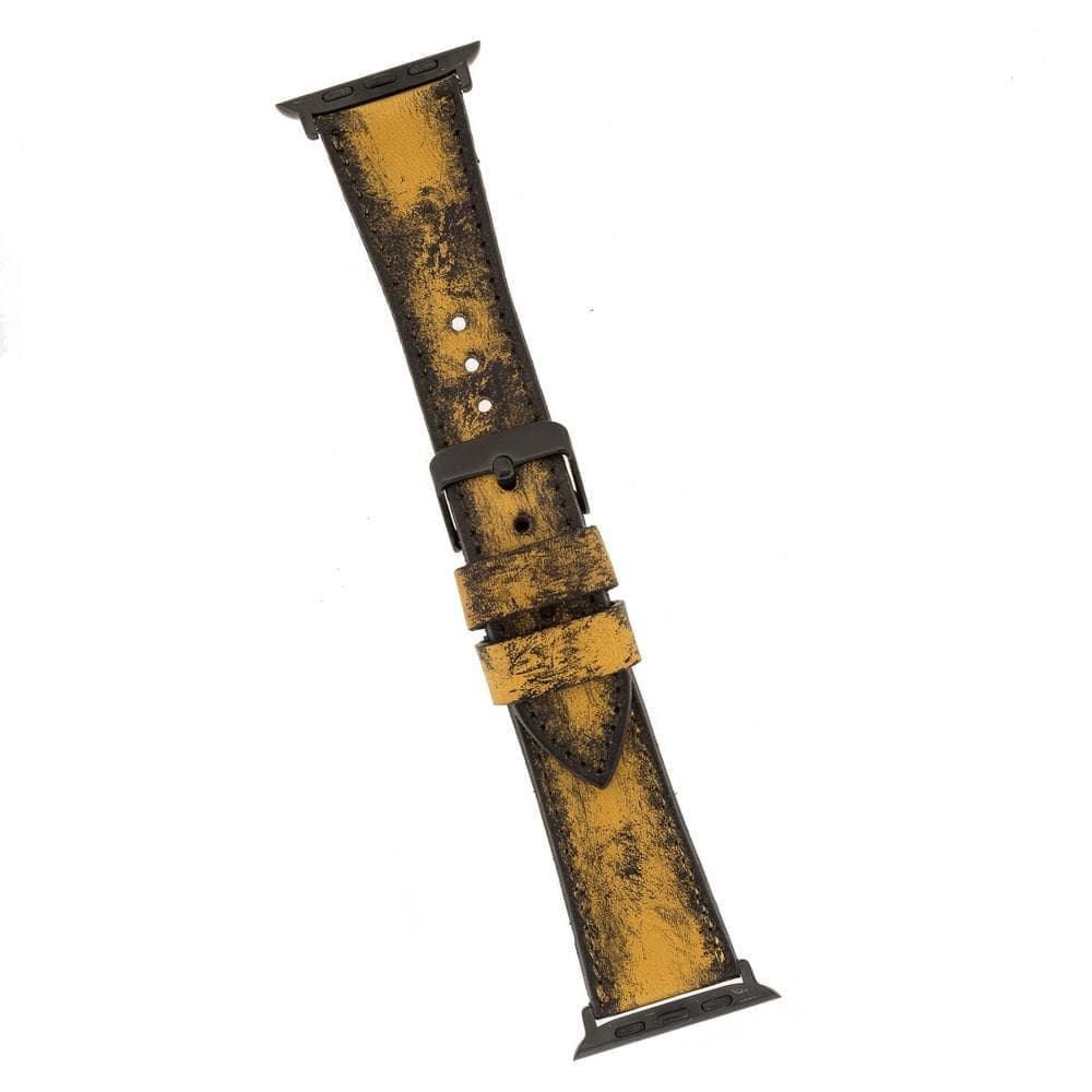 Klassisches Apple Watch-Armband aus echtem Leder 