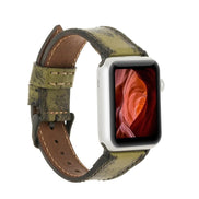 Klassisches Apple Watch-Armband aus echtem Leder 